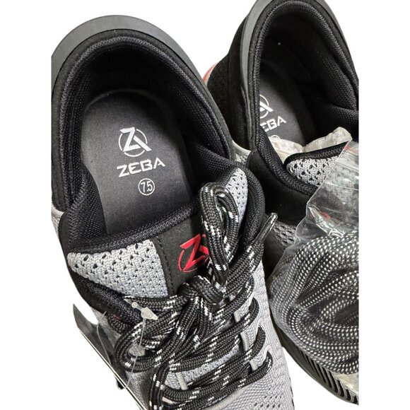 Zeba Steel Onyx Medium Sneakers Grey & Black‎ Mens Size 7.5 - Picture 8 of 15